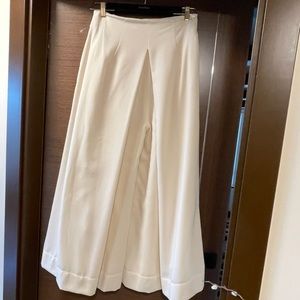 White Wide Leg Pants